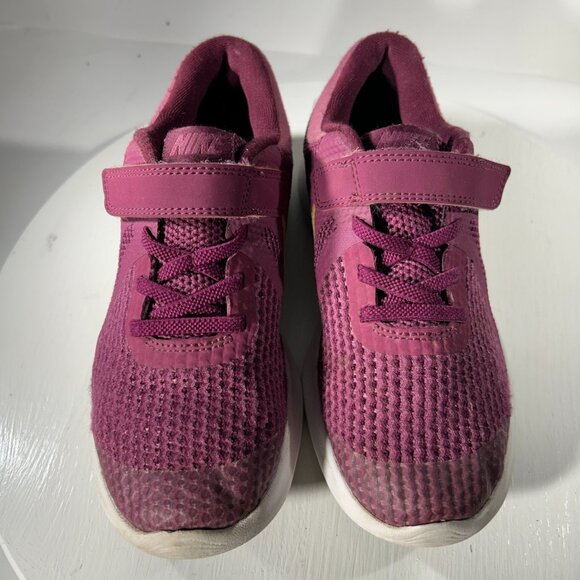 Nike Revolution 4 Kids Girls Youth Size 1.5 1.5Y Running Shoes Purple Sneakers - Picture 2 of 12